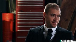 Mob fucks huge tits MILF in office