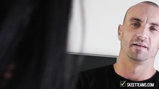 Pussy demolition with adorable teenie