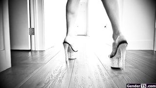 Trans fuckdoll Aubrey Kate comes to life