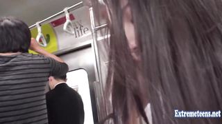 Jav Office Girl Aina Fucked On Train