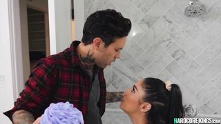 Girlfriend with roommate fucking alt bf