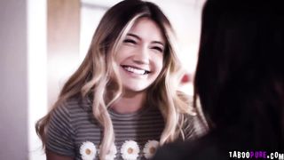 Adrias family teamed in fucking her teen pussy