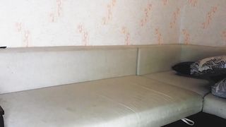 Sunday fuck with girlfriend on couch