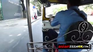 Sex with an Asian teen with big tits