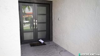 Big cock guy fucks sexy bunnies outdoor