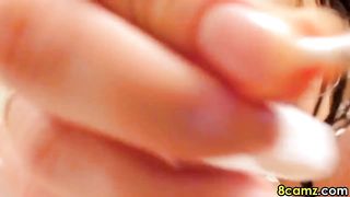 cute camgirl squirting on webcam