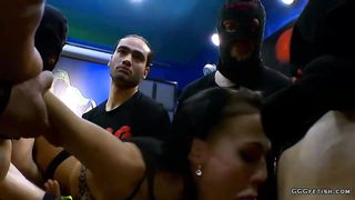 Gangbang orgies with cums and oral on nicole love