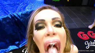 British busty chessie kay loves cum swallows