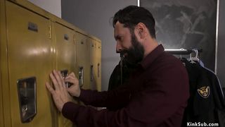 Big cock cop ties and fuck clerk