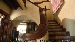 Cartel member rough bangs hot babe