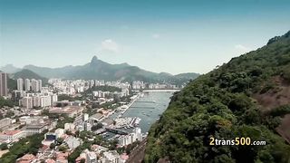 Perv guy takes shemale cock