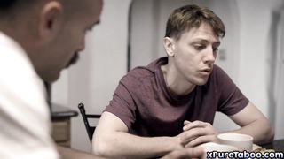 Creepy dad seduces and fucks his sons girlfriend!