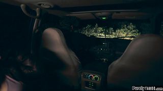 19yo teen pay for ride by fucking driver