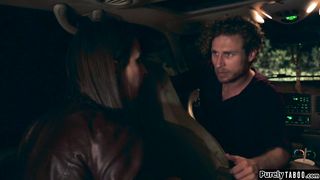 19yo teen pay for ride by fucking driver