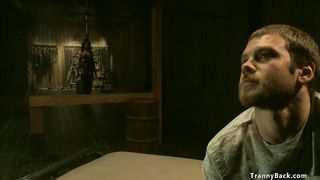 Big tits ebony TS bangs man