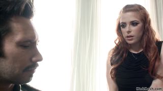 Employee anal hooks boss in bondage