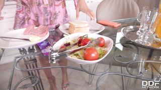 Big Tits With Skinny Milf