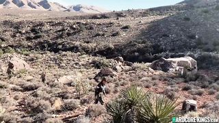 Tight busty amateur fucking outdoors