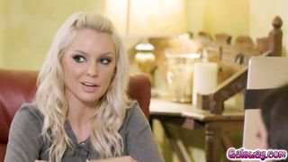 Serena Blair tastes Kenzie Tylers love anal sex