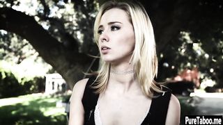 Naive blonde teen enjoyed threesome sex