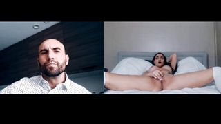 Stirling watch Athena spanking herself