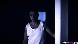 Jay explode his huge cum to his lesbian moms