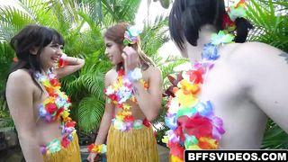 Hazel and Remi invite Tyler to fuck them