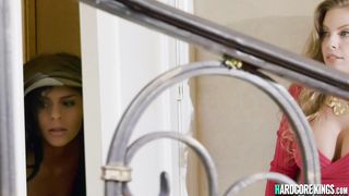 Latina is fucked by married couple