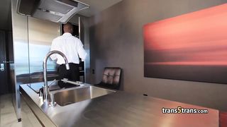 Guy fucked and facialized ladyboy