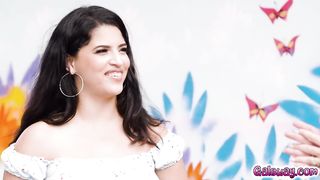 Andi invites Gabriella to taste her pussy