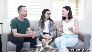 Foster teen caught foster dad cheating