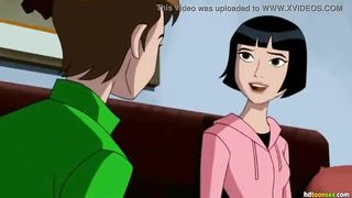 Ben 10 fucks a busty Asian teen babe