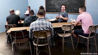 Huge tits MILF professor dp banged