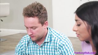 Slut gets her unshaved pussy plowed real hard