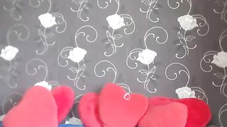 busty bbw babe with big tits loves her dildo