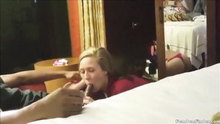 Cuckold Shares Hotwife With BBC