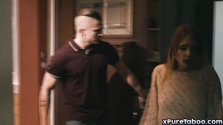 Twisted stalker 3some with neighbor teen couple