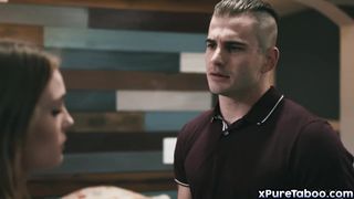 Twisted stalker 3some with neighbor teen couple