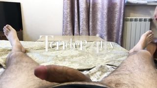 Brunette babe with mask sucking cock