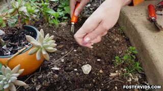 Teen dauther is the new mistress of foster dad