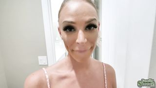 Husband fucking his hot wife and stepdaughter