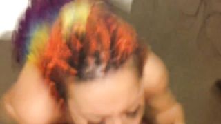 She took a big facial