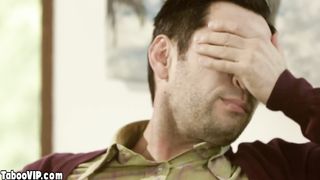 Careful teen pleasing daddy big cock