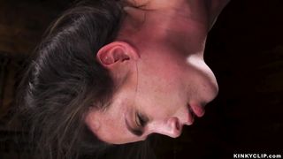 Hot ass slave whipped and banged