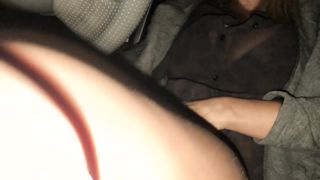 Masturbating meaty pssy in my car