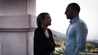 Teen fucked by a guy to pay for damage