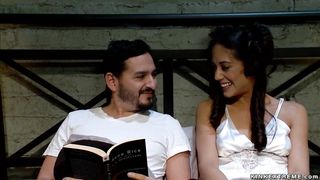 MILF spanks and fucks accountant