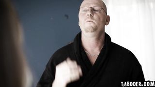 Old man tries to impregnate hot teen!