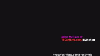 Shemale Close to Cum on WebCam, Part 8