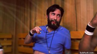 Journalist double penetration fucked